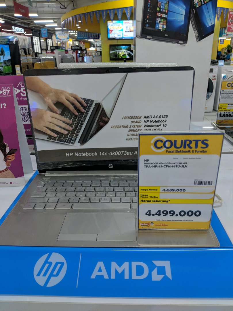 Laptop 14sDk007au notebook HP bisa cicilan mudah dp
