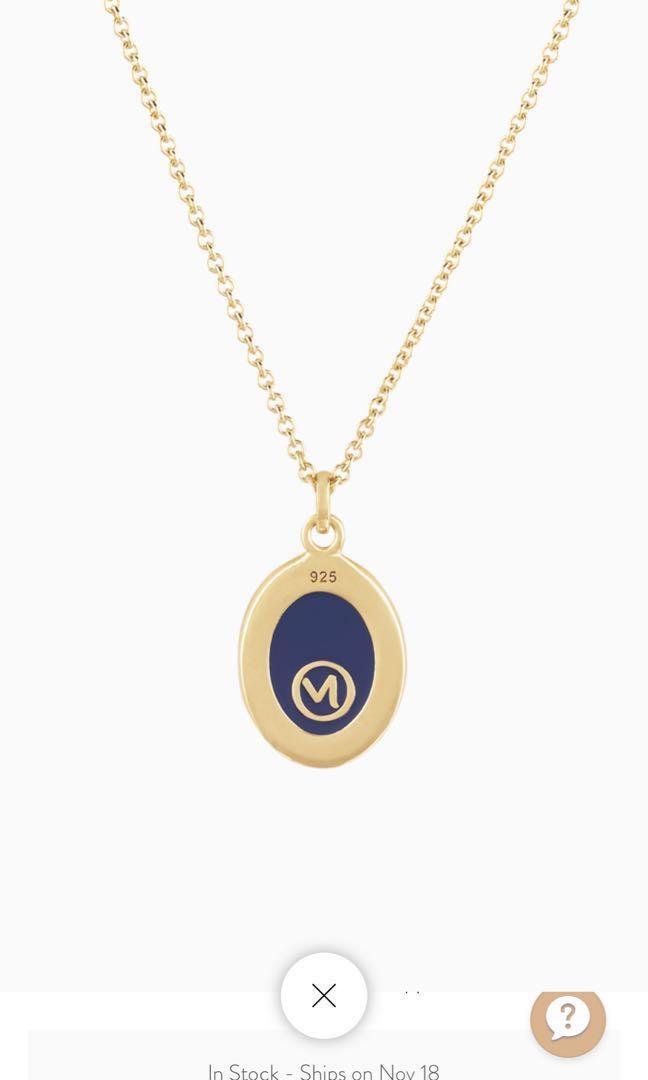 Mejuri oval necklace best sale