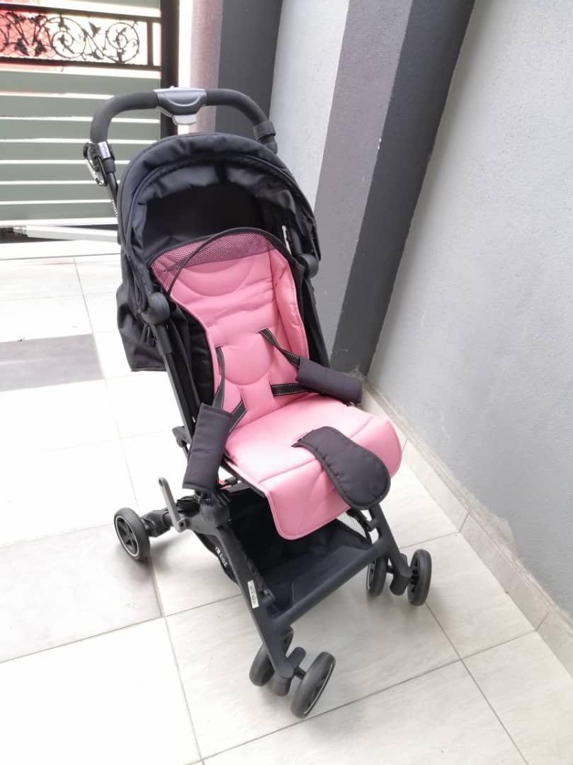 Mothercare ride stroller pink hotsell