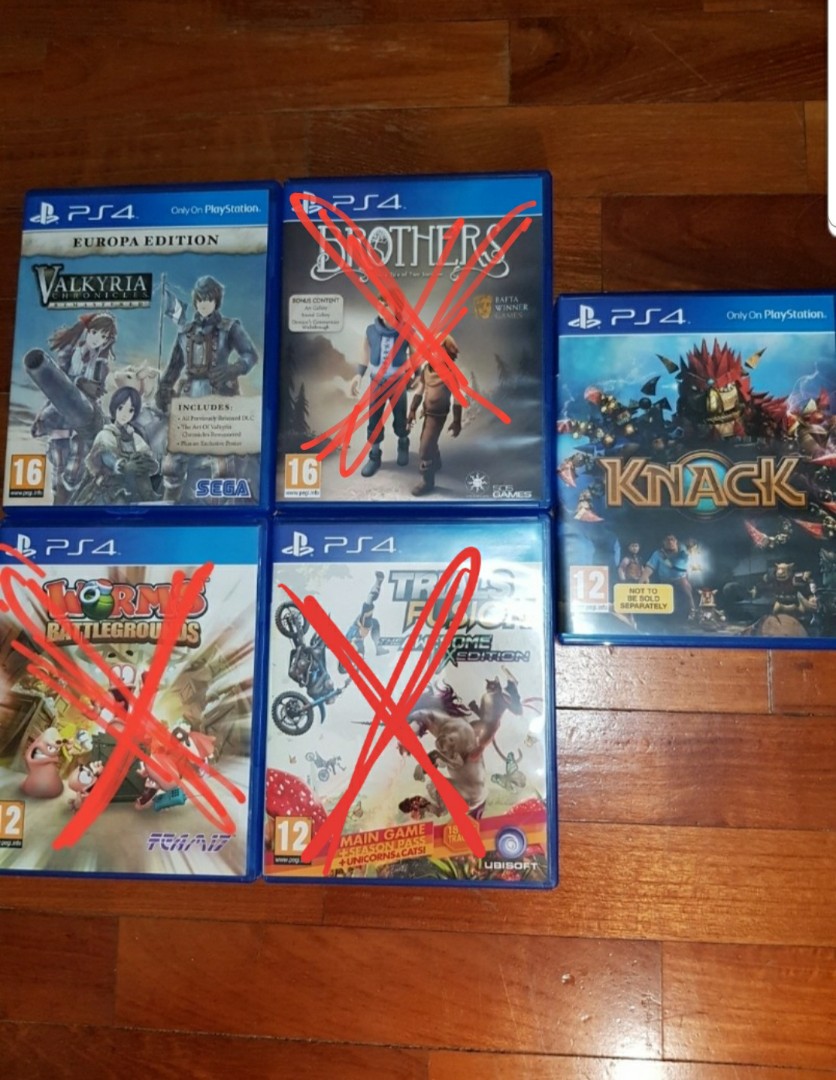 Old PS4 Games for sale Video Gaming Video Games PlayStation