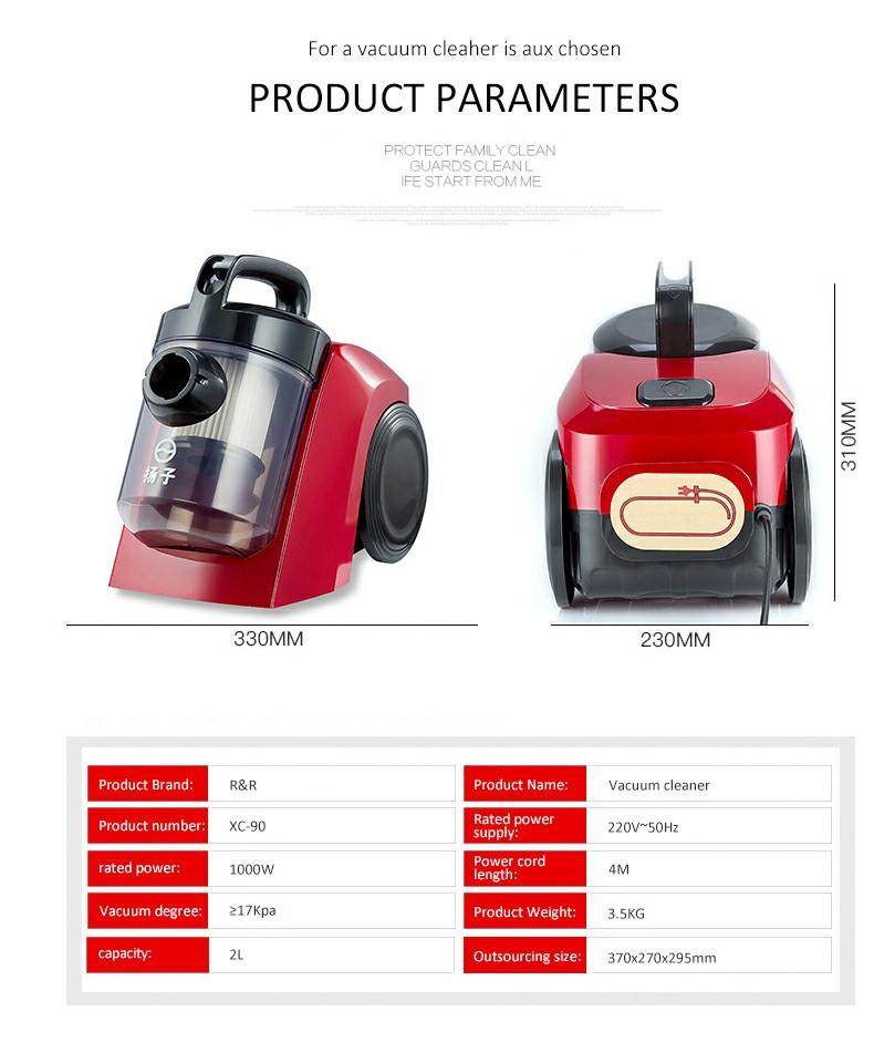 PowerPac Light Weight Vacuum Cleaner with 1000Watts forhousehold wife