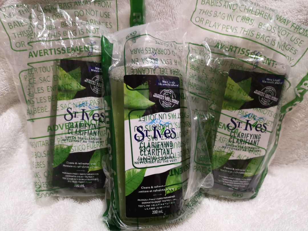 st ives clarifying green tea cleanser