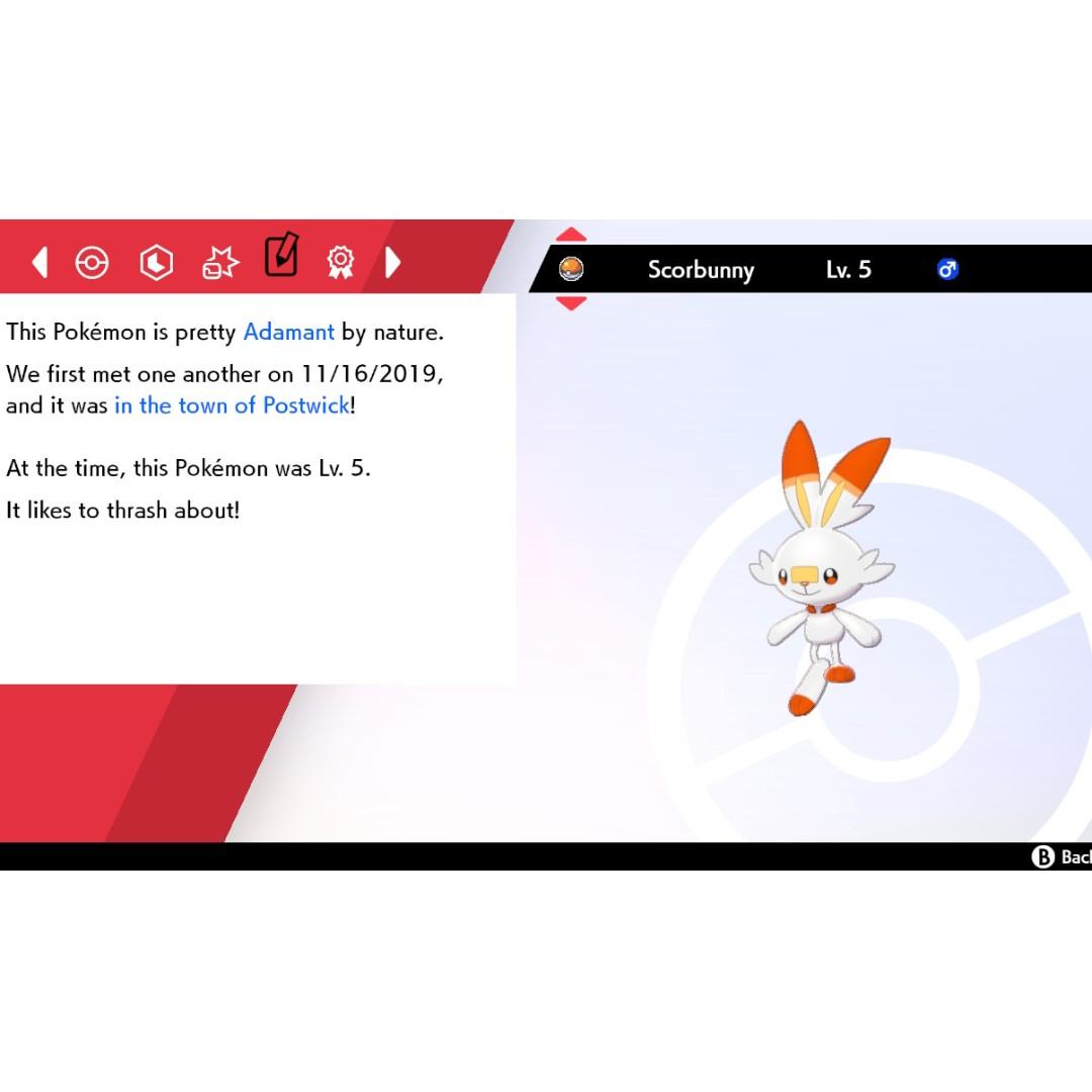 All Starter Pokemon Sword Shield Grookey Scorbunny Sobble Toys Games Video Gaming Video Games On Carousell