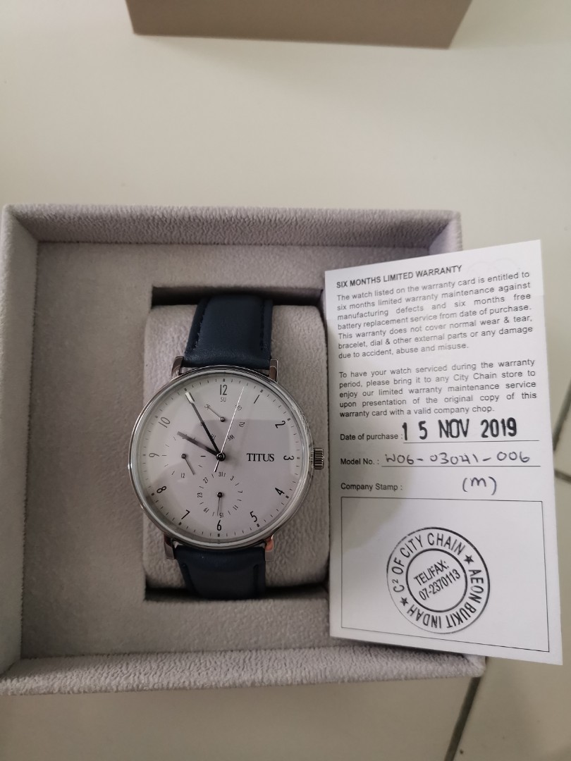 Titus deals watch company