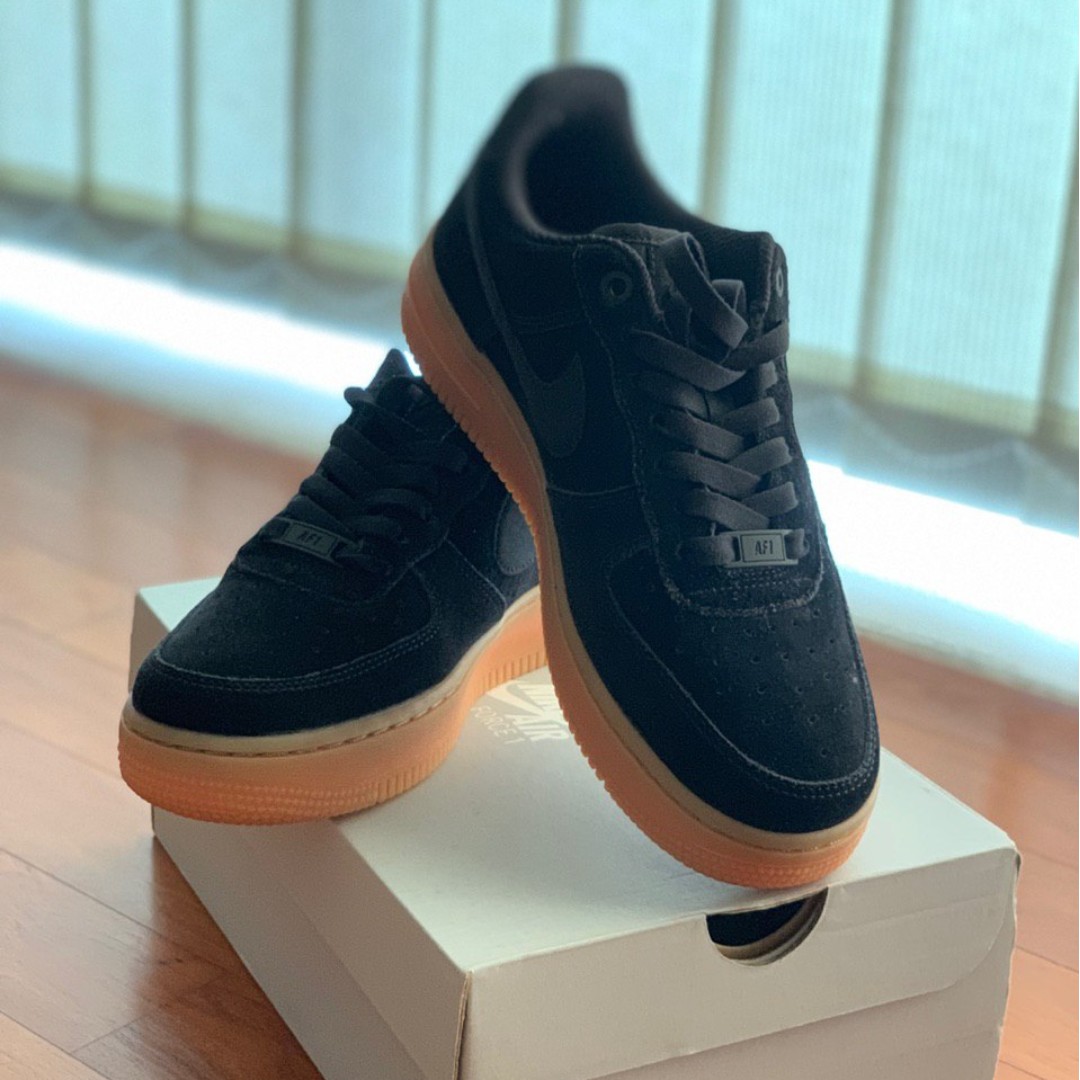 Nike air force clearance 1 womens black gum