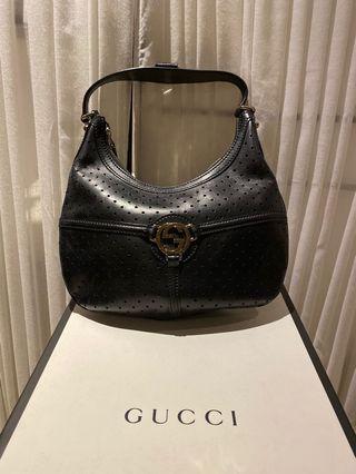 Gucci Vintage Black Leather Shoulder Bag Gucci Vintage Black Leather Shoulder Bag