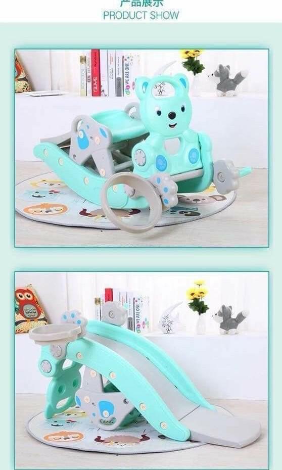 3in1 rocking horse slide rocking horse/ slide/ Basket ring, Babies