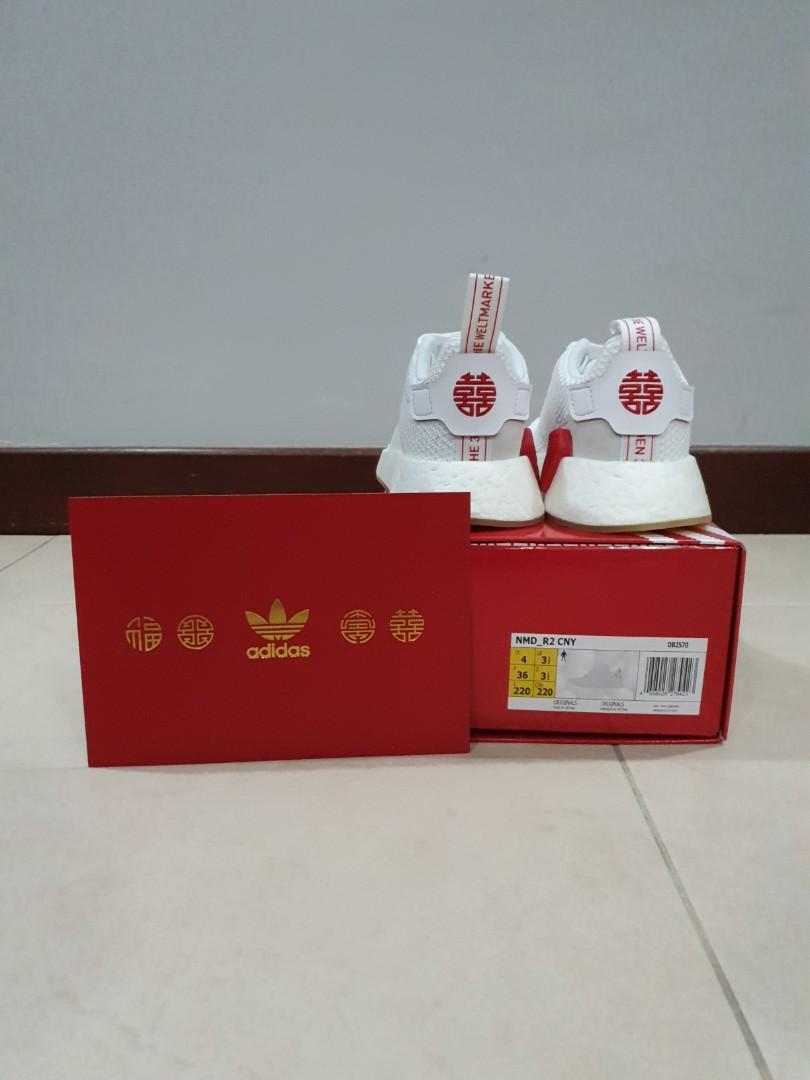 Adidas NMD R2 CNY Wedding Shoe Women s Fashion Footwear Sneakers on Carousell