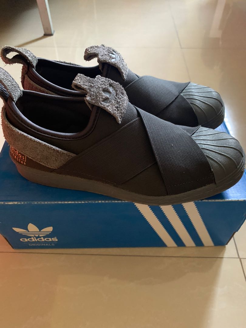 adidas superstar slip on femme deepblue