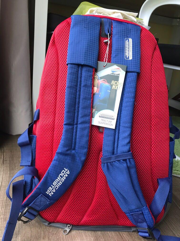 BN American Tourister Acro Nxt Backpack, Men's Fashion, Bags, Backpacks