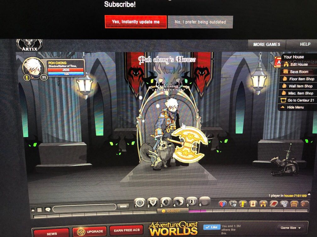 AQW 12.7 YEARS ACC (RARES), Video Gaming, Gaming Accessories, Game Gift  Cards & Accounts on Carousell