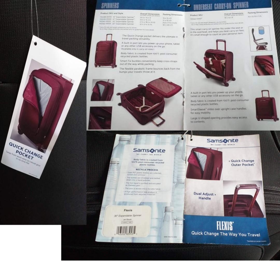 Authentic Samsonite Flexis 30