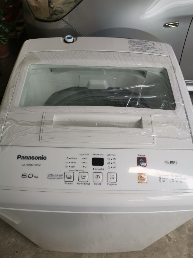 BRAND NEW Panasonic NAF60MB1WRM, TV & Home Appliances, Washing