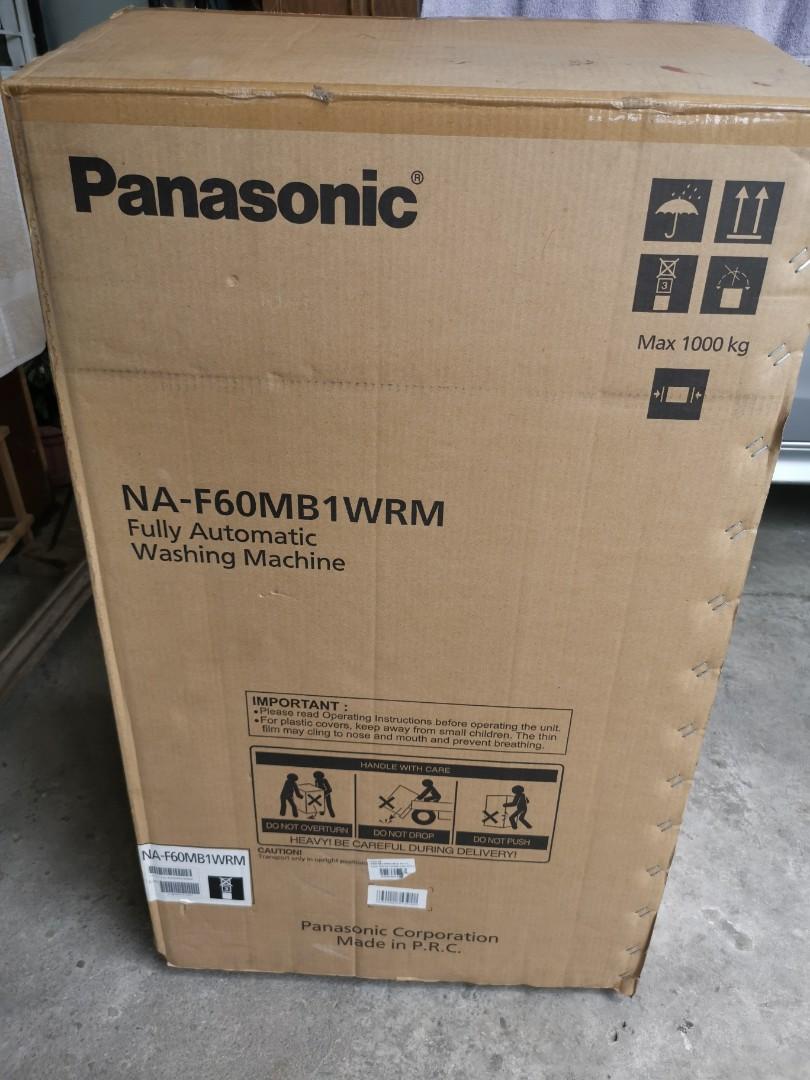 BRAND NEW Panasonic NAF60MB1WRM, TV & Home Appliances, Washing