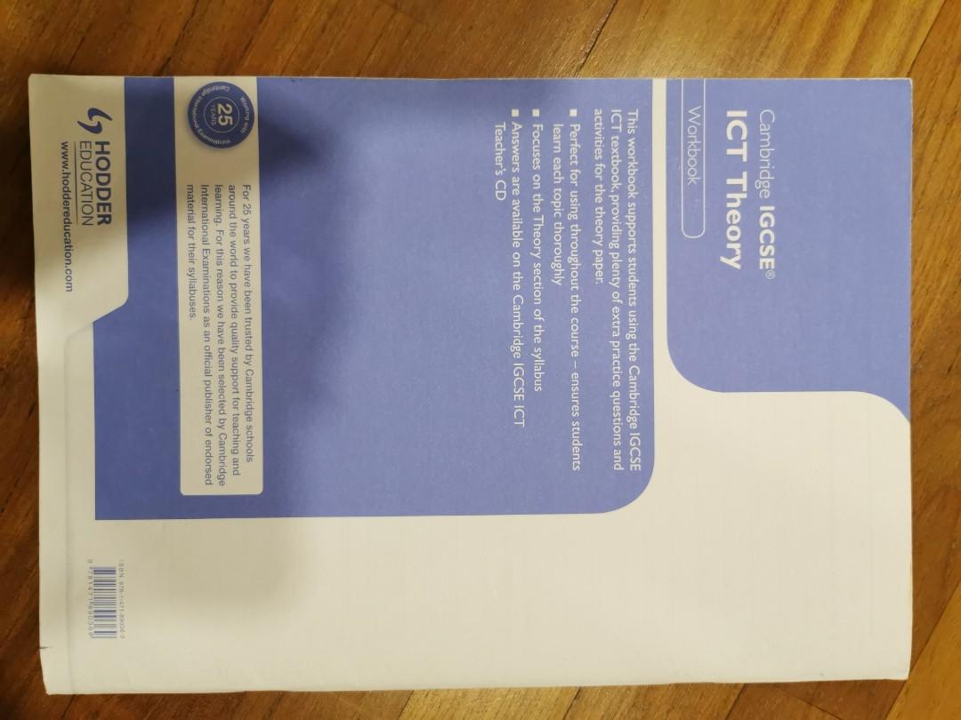 Cambridge igcse ict theory workbook hobbies toys books magazines