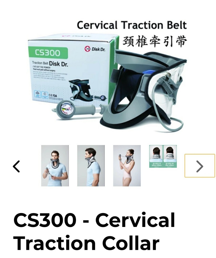 Cervical Traction Collar/Belt, Health & Nutrition, Assistive ...