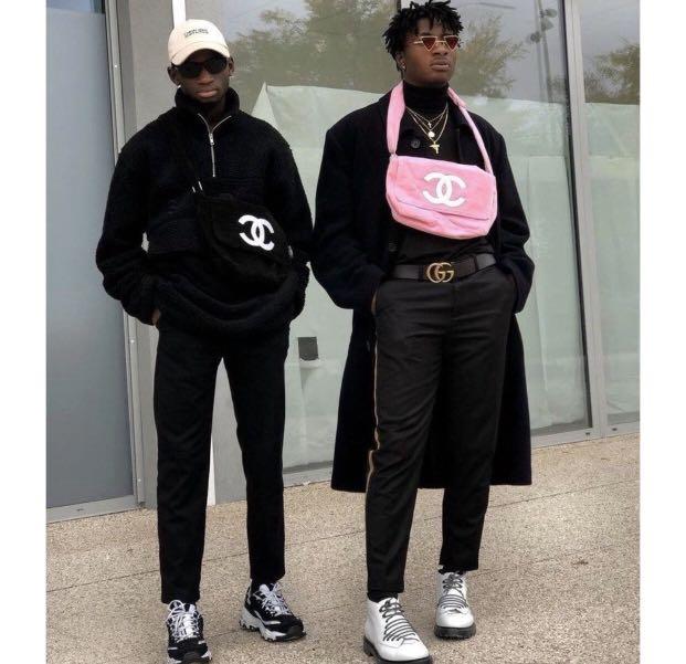 Chanel plush messenger bag deals