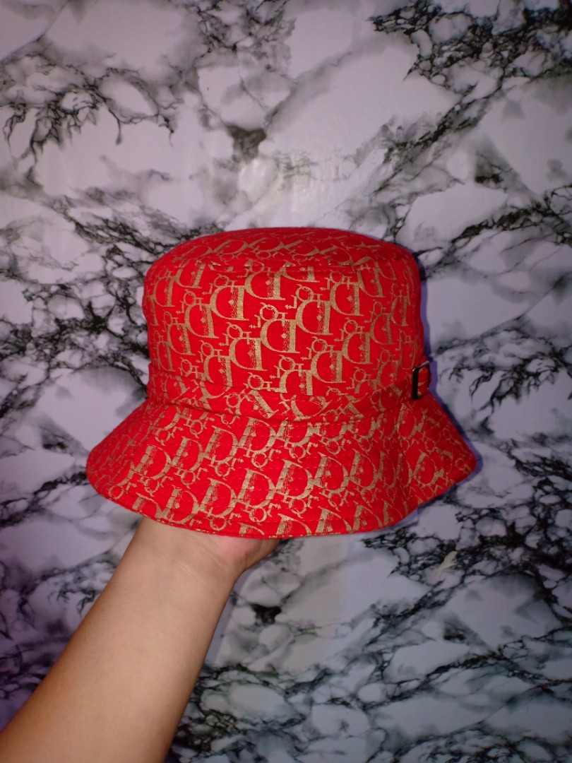 monogram bucket hat