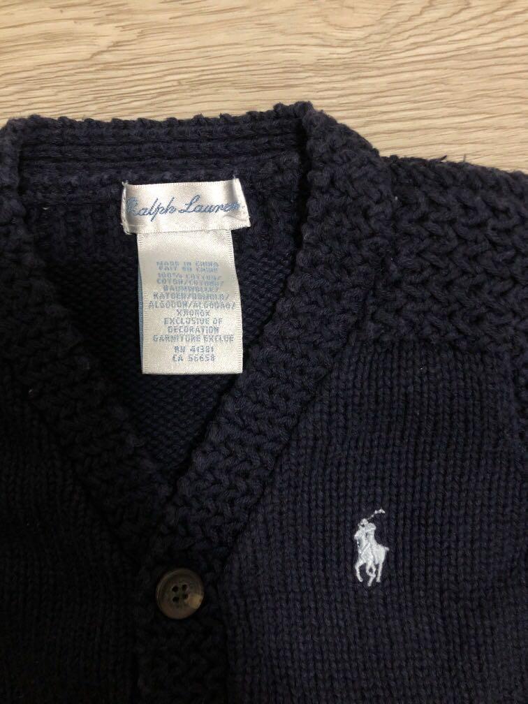 Ralph lauren 2024 navy cardigan