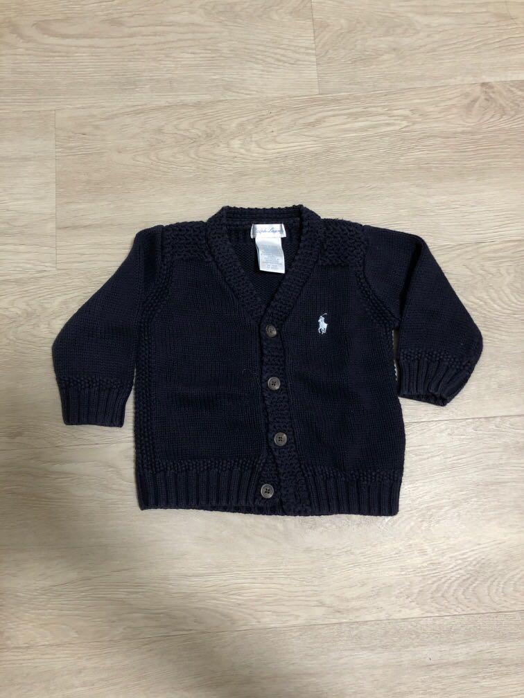 Ralph lauren navy cardigan hot sale