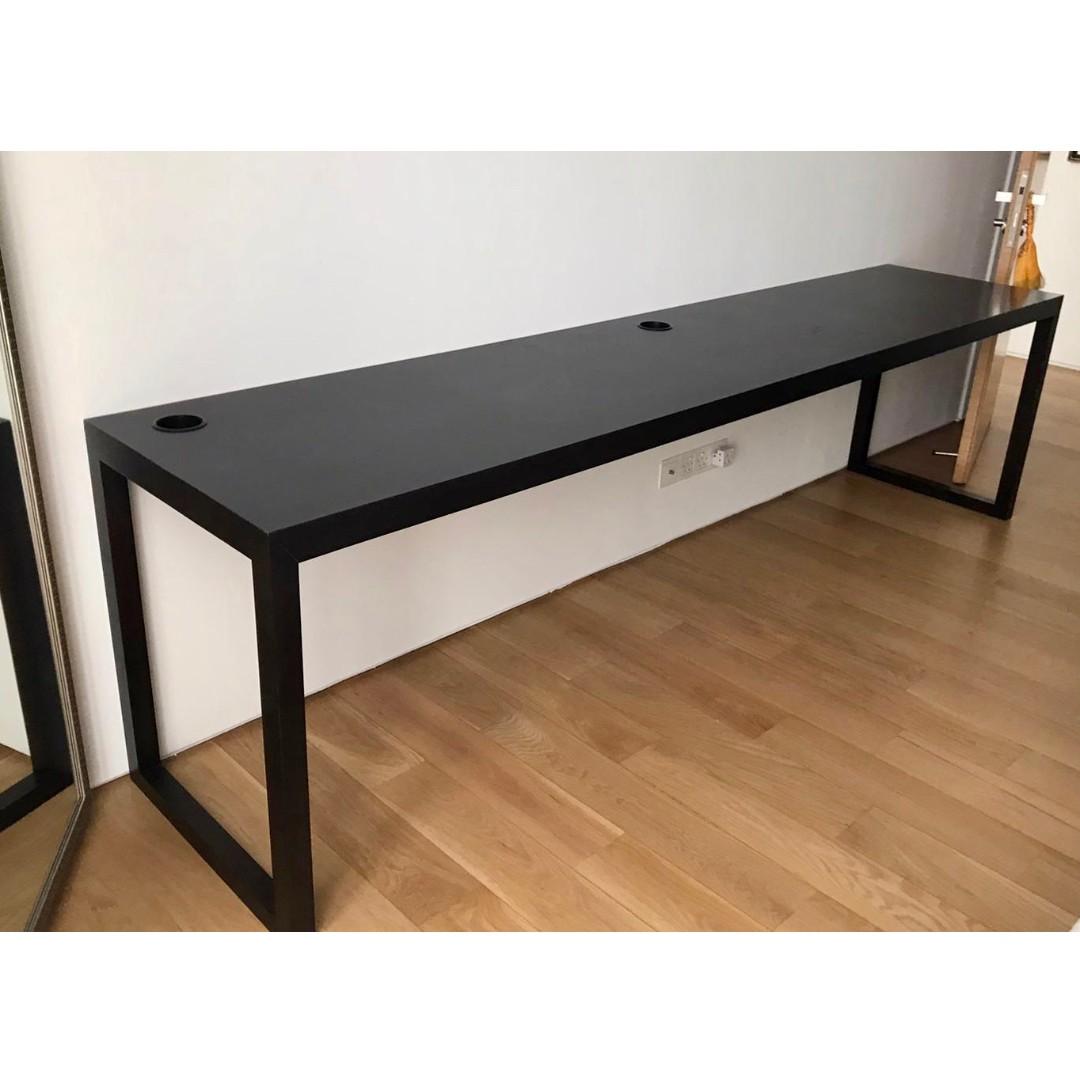 Extra Long Desk Side Table Furniture Home Living Furniture