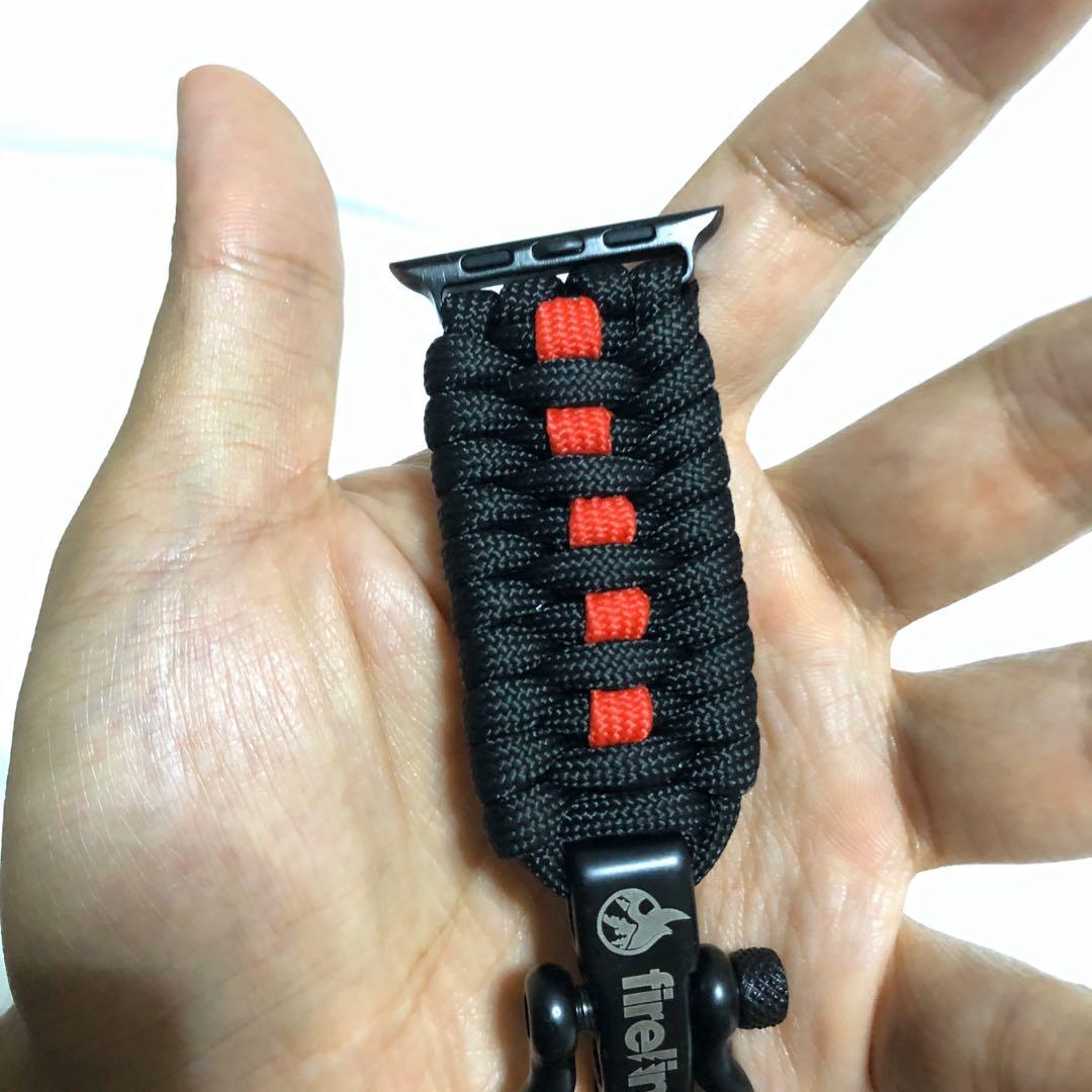FIRELINE Paracord Watch Band for Apple Watch 42 44mm Men s Fashion Watches Accessories Jewelry on Carousell