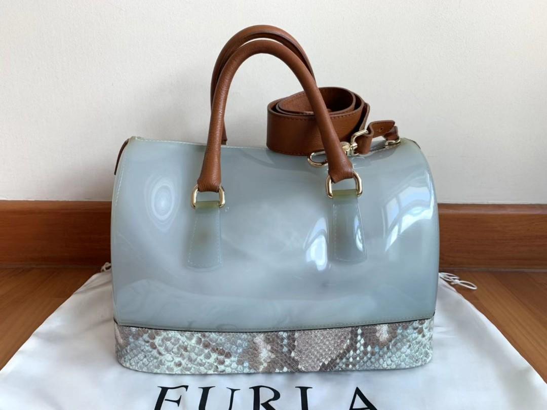 Bag clearance sale Furla Jelly Bag with Snakeskin Women s Fashion Bags Wallets Cross body Bags on Carousell