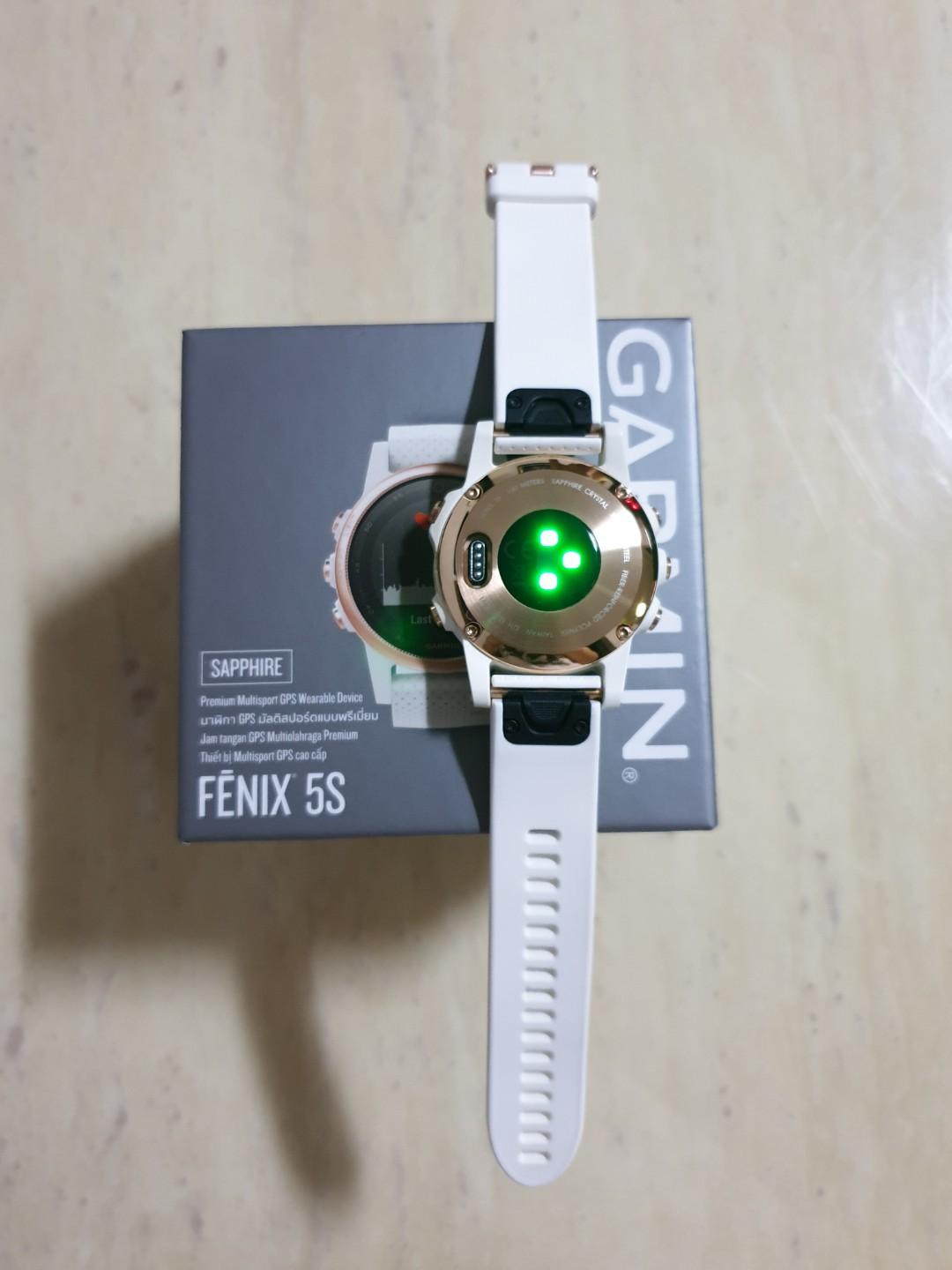 Garmin fenix 5 sapphire rose gold hotsell