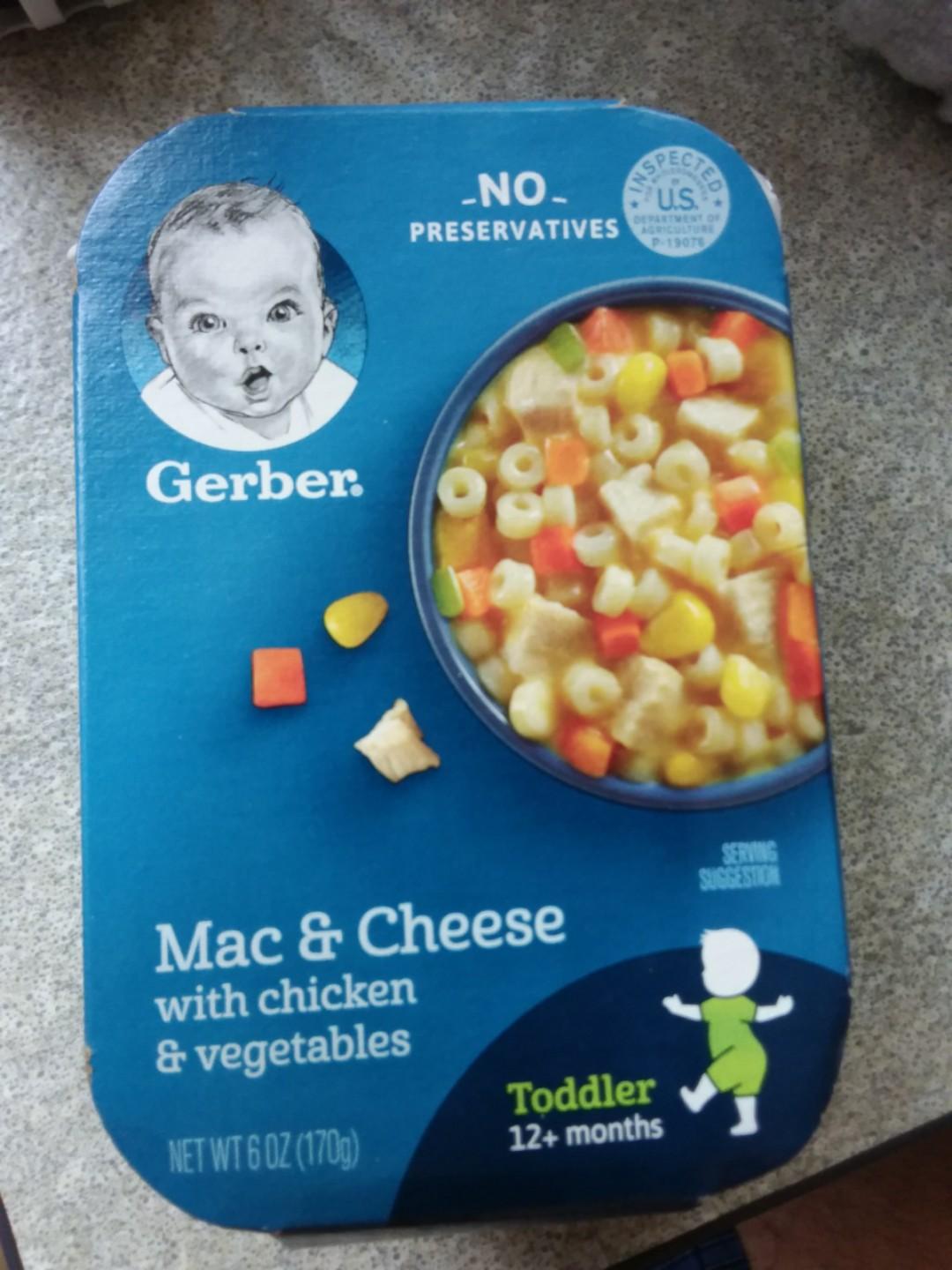 Gerber mac n cheese shop