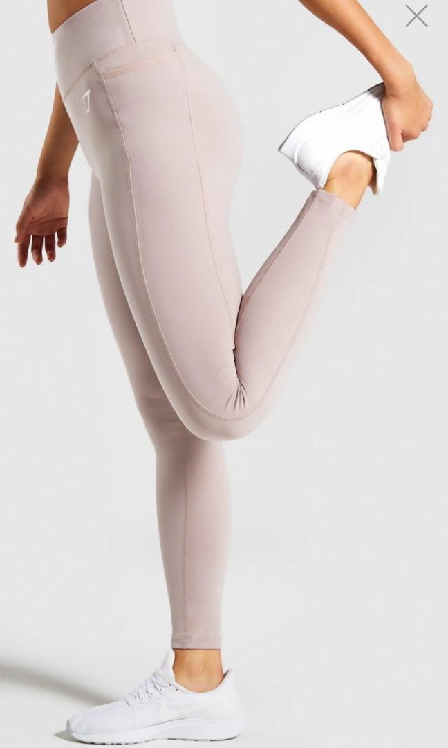 Gymshark Dreamy Leggings in Taupe XL 