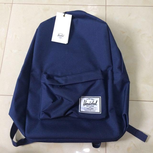 herschel classic backpack navy
