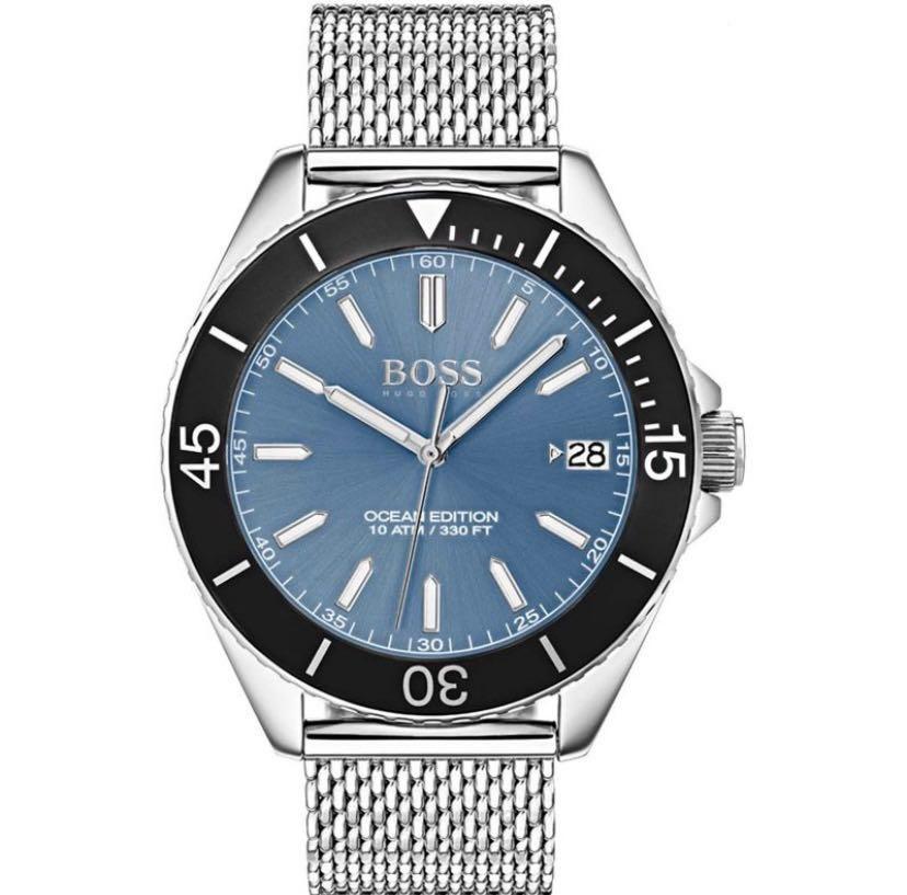 Boss ocean edition best sale blue sunray chronograph watch