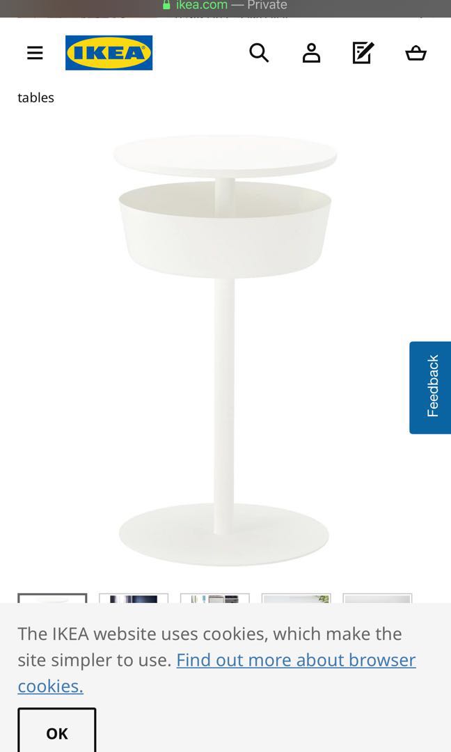 Lierskogen nightstand deals