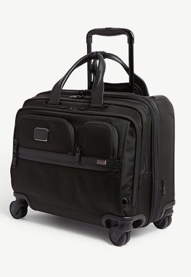 tumi rolling briefcase