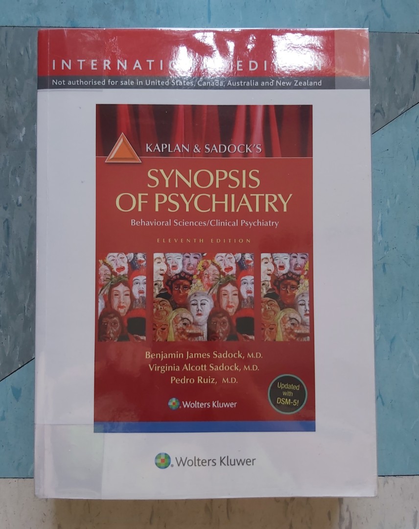 Kaplan Sadock S Synopsis Of Psychiatry 11th Edition Books