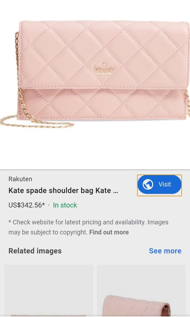 kate spade clutch with chain