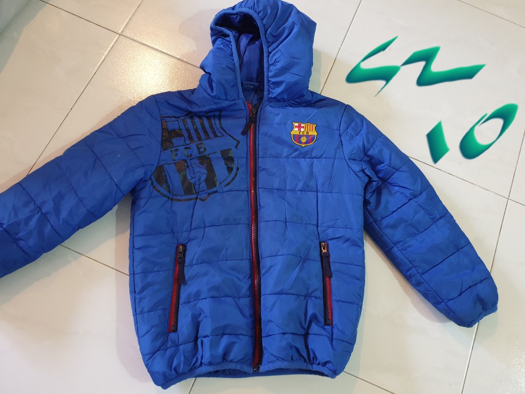 fc barcelona winter jacket