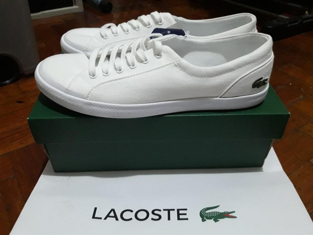 Lacoste Lancelle BL2 White Canvas Sneakers