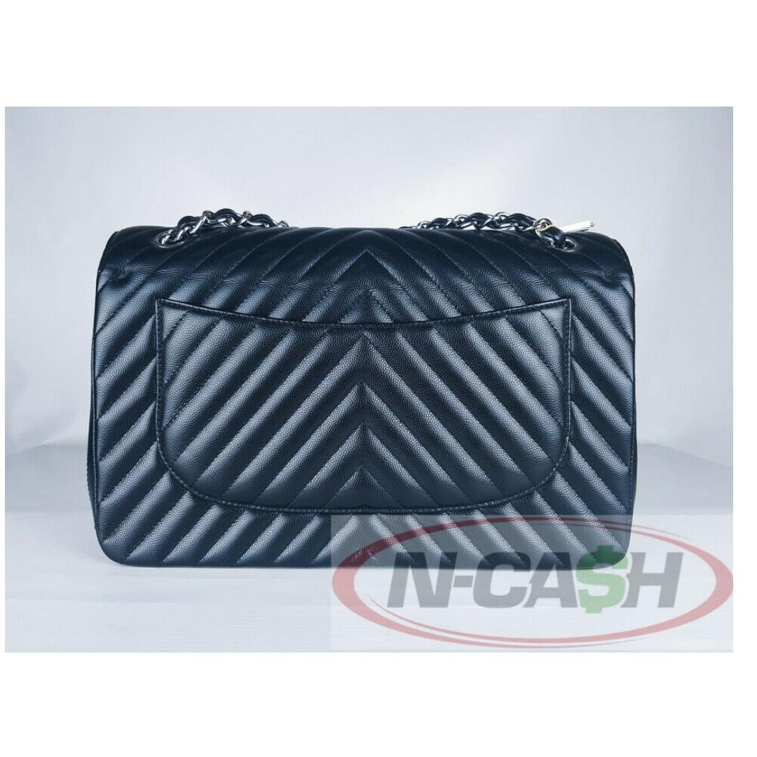 Luxury Bags Manila Chanel Classic Jumbo Chevron Double Flap