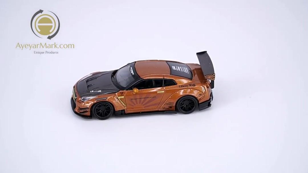 AVAILABLE Mini GT no. 69 LB*WORKS Nissan GT-R35 Metallic Brown