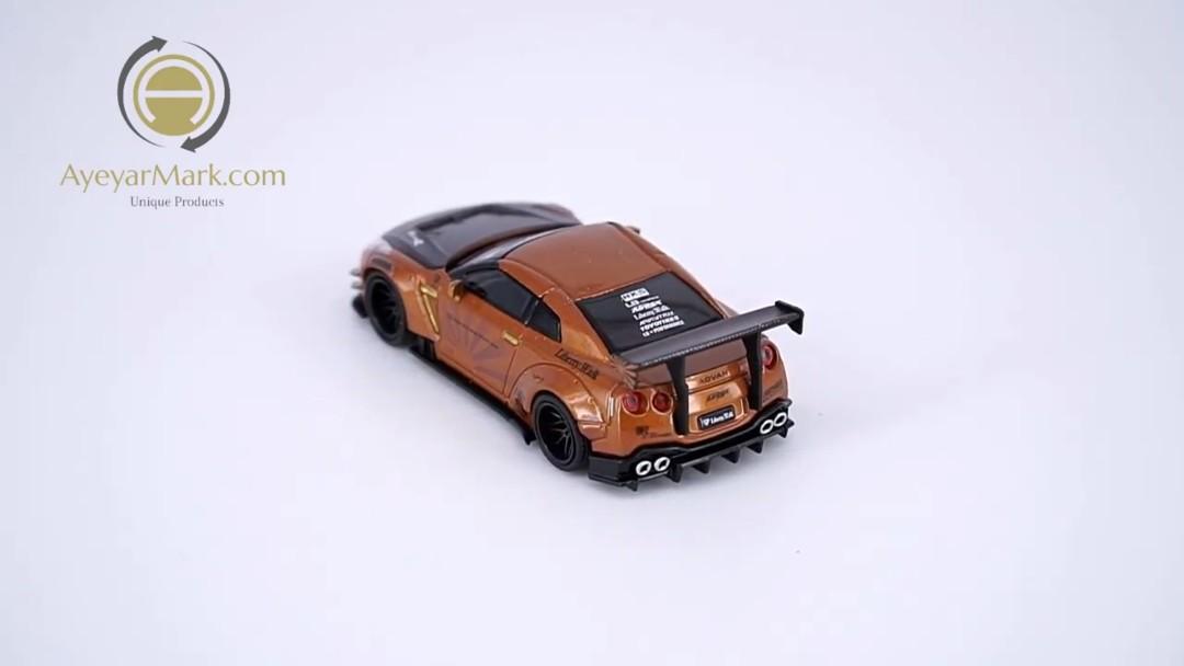AVAILABLE Mini GT no. 69 LB*WORKS Nissan GT-R35 Metallic Brown