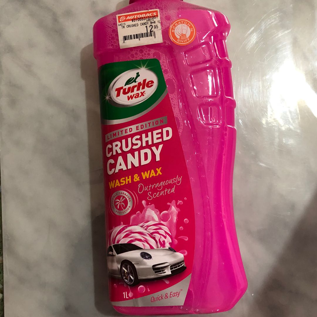 NEW Turtle Wax Limited Edition Candy Crush Wash & Wax, Car Accessories