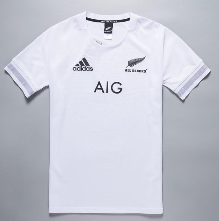 New Zealand All Black 2019 2020 White Rugby Jersey Sports