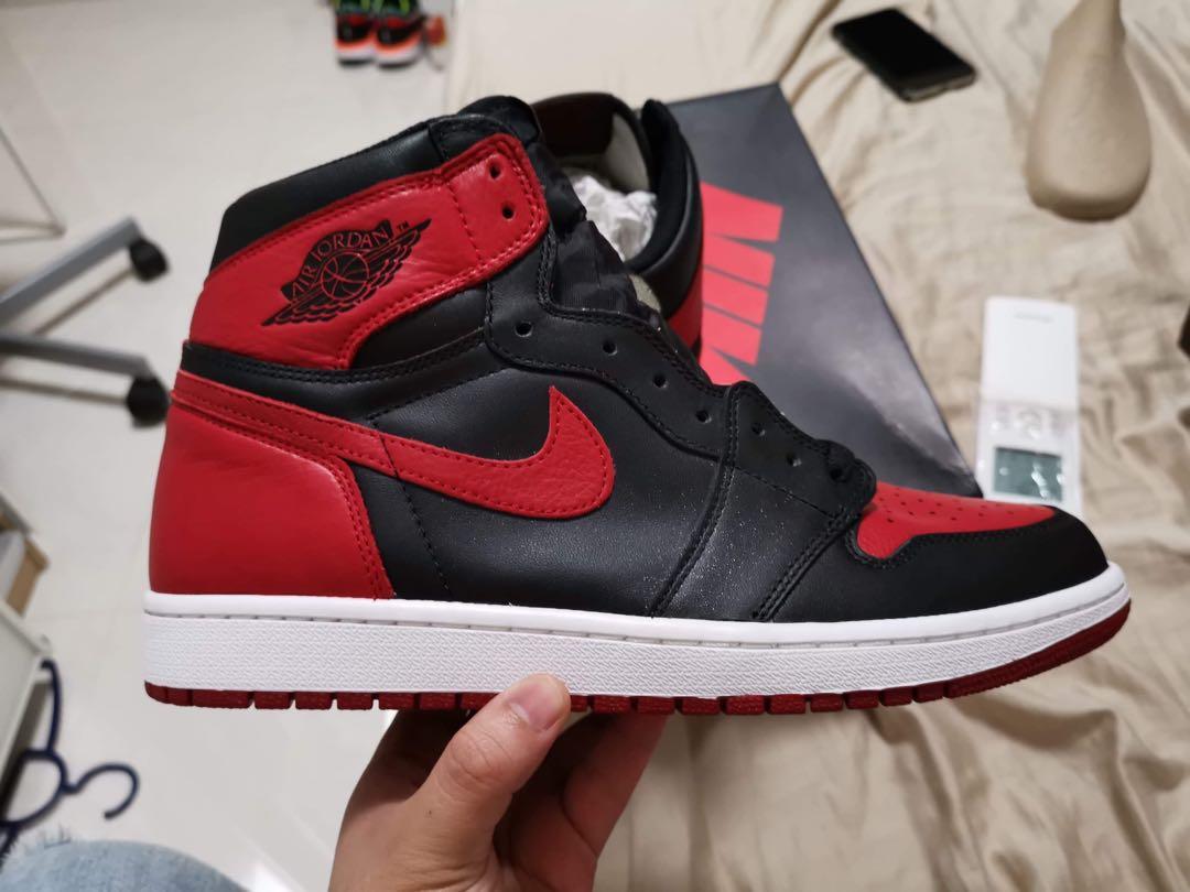 Nike Air Jordan 1 Bred Banned US11 Men s Fashion Footwear Sneakers on Carousell