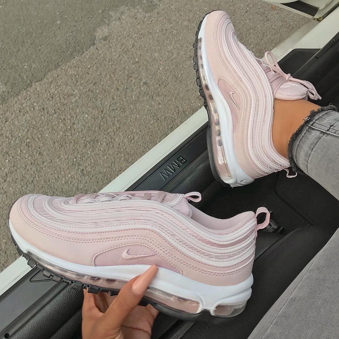 NIKE AIR MAX 97 - BARELY ROSE (baby pink), Women's Fashion, Shoes on ...