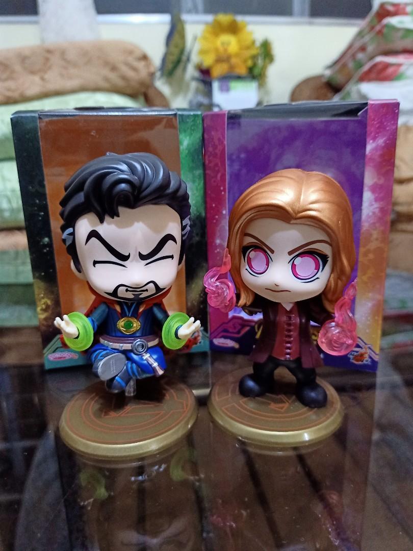 ORIGINAL Hot Toys Cosbaby Dr. Strange and Scarlet Witch, Hobbies & Toys ...