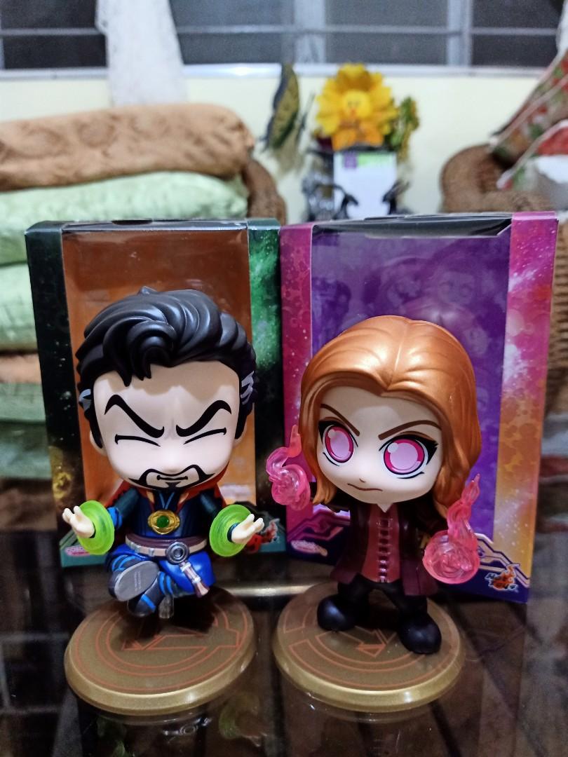 ORIGINAL Hot Toys Cosbaby Dr. Strange and Scarlet Witch, Hobbies & Toys ...