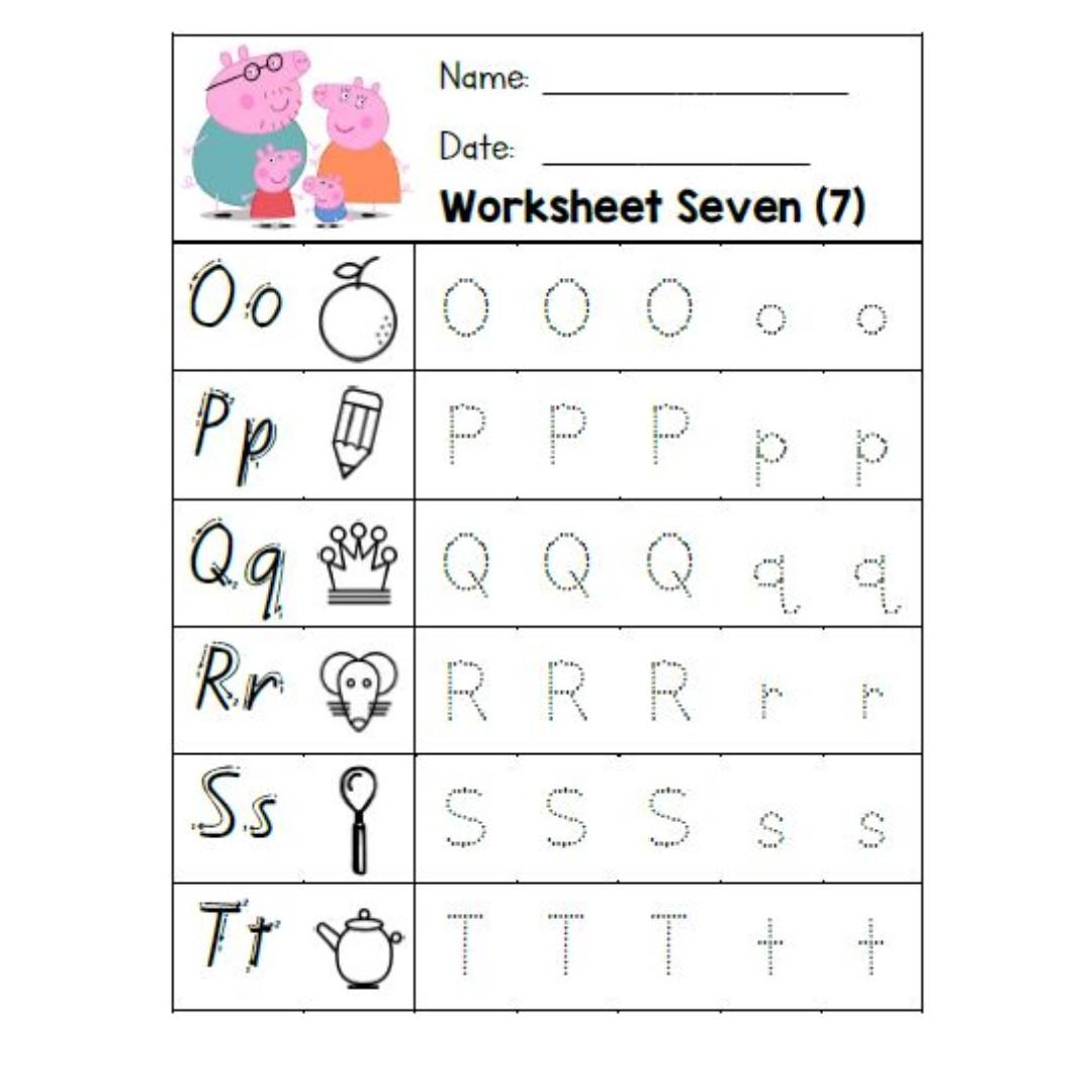 peppa-pig-name-abc-1-to-10-writing-worksheets-books-stationery-magazines-others-on-carousell