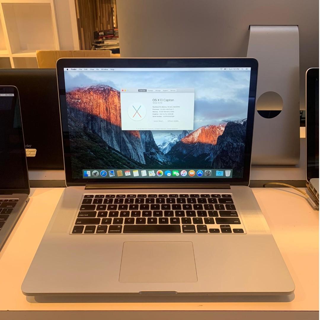 Pre Owned Macbook Pro Retina 15 Inch Mid 14 Electronics Computers Laptops On Carousell