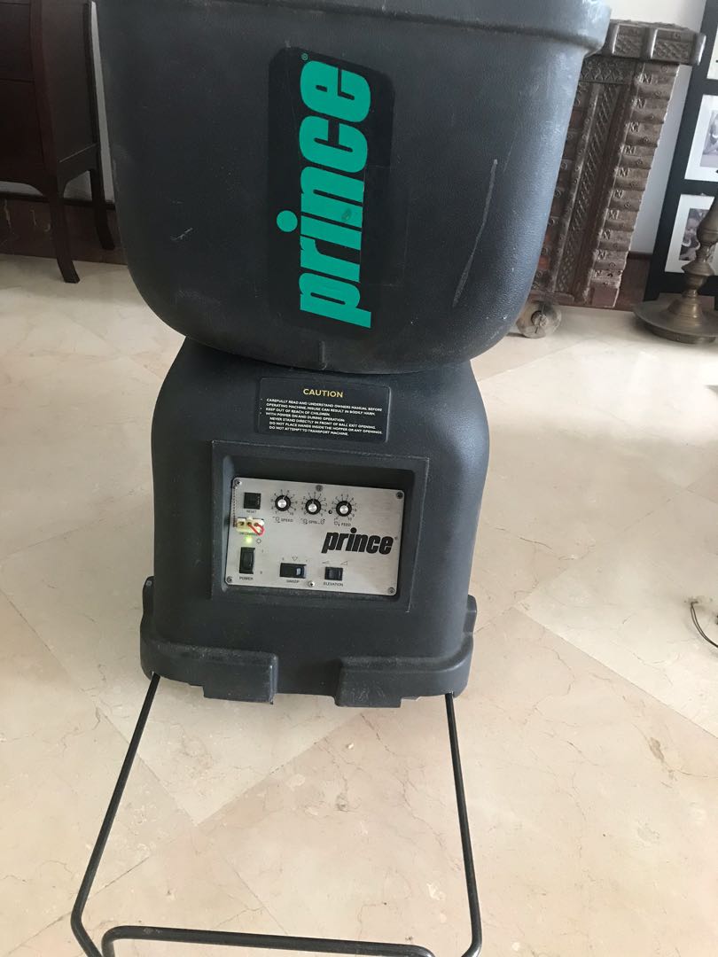 Prince Tennis Ball Machine, Sports Equipment, Sports & Games, Racket